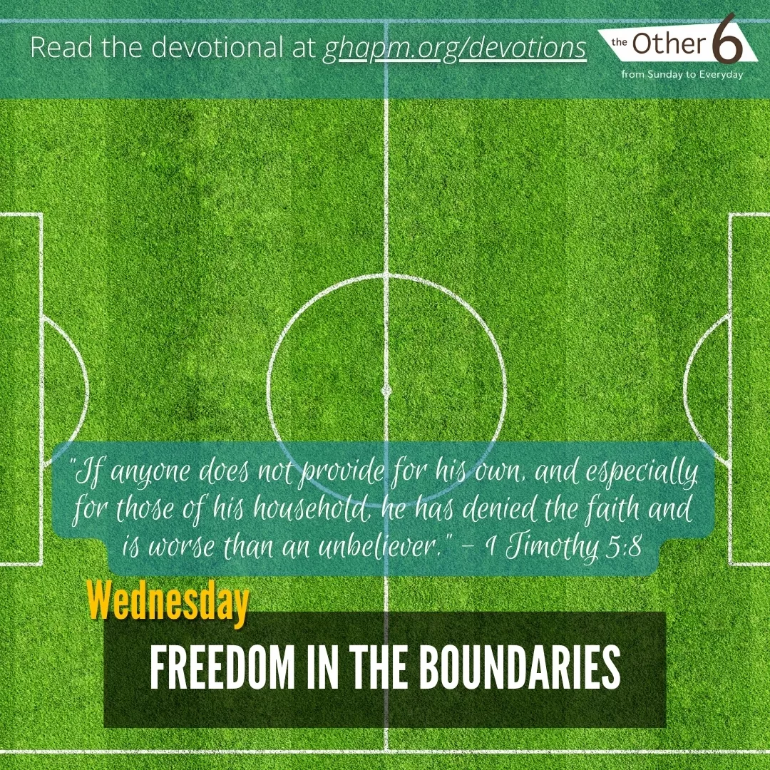 May 14: Wednesday: “Freedom in the Boundaries 🧱🕊️”