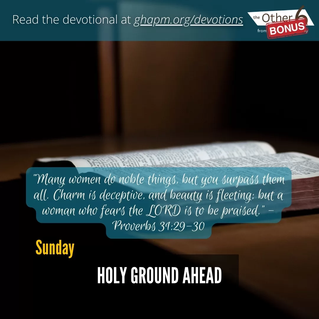 May 18: Sunday: “Holy Ground Ahead 👟🔥”