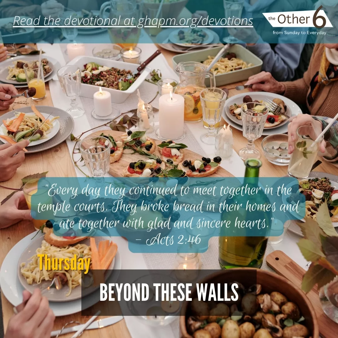 May 22: Thursday: “Beyond These Walls 🚪🌎”