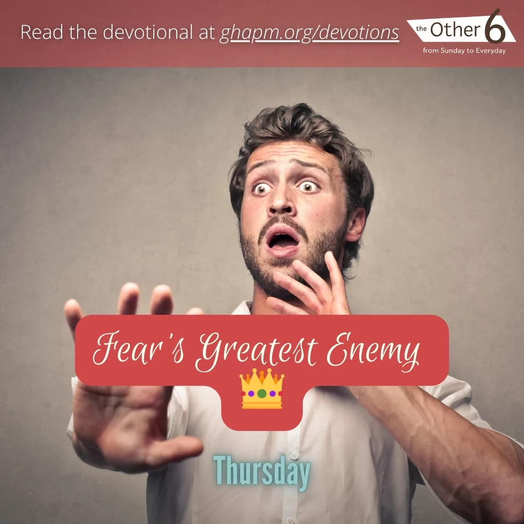 June 12: Thursday: “Fear’s Greatest Enemy ⚡👑”